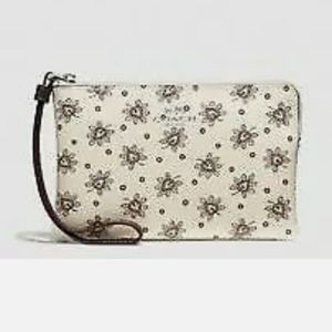 Coach Floral  Wristlet